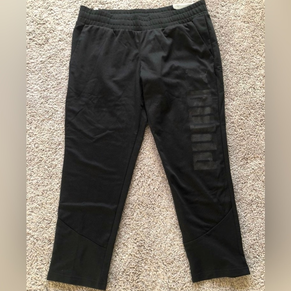 Womens Puma Mesh Front Jogger XL